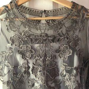 Lace flapper dress